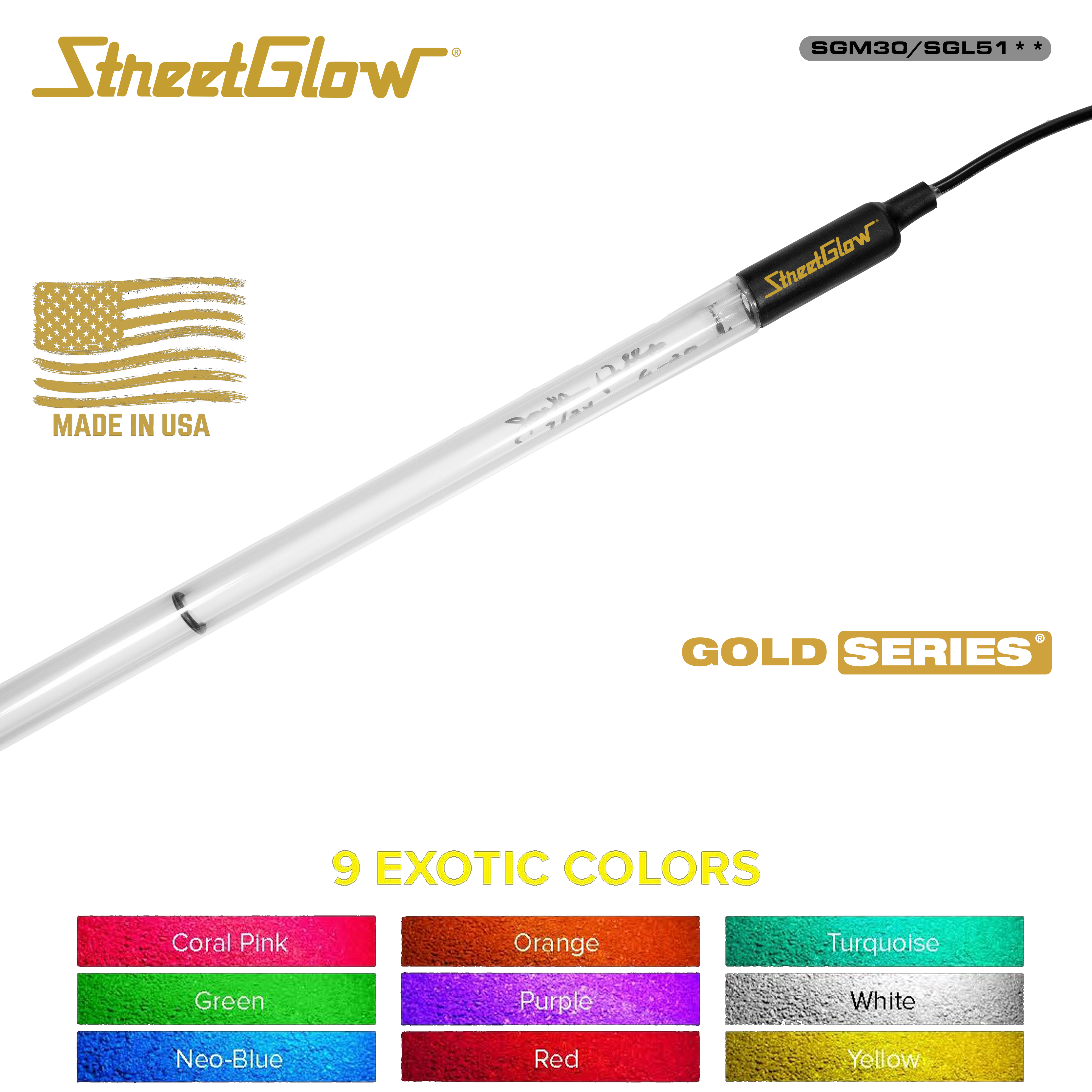 Gold Series Neon Replacement Tubes – StreetGlow Gold Series Neon Replacement Tubes – StreetGlow