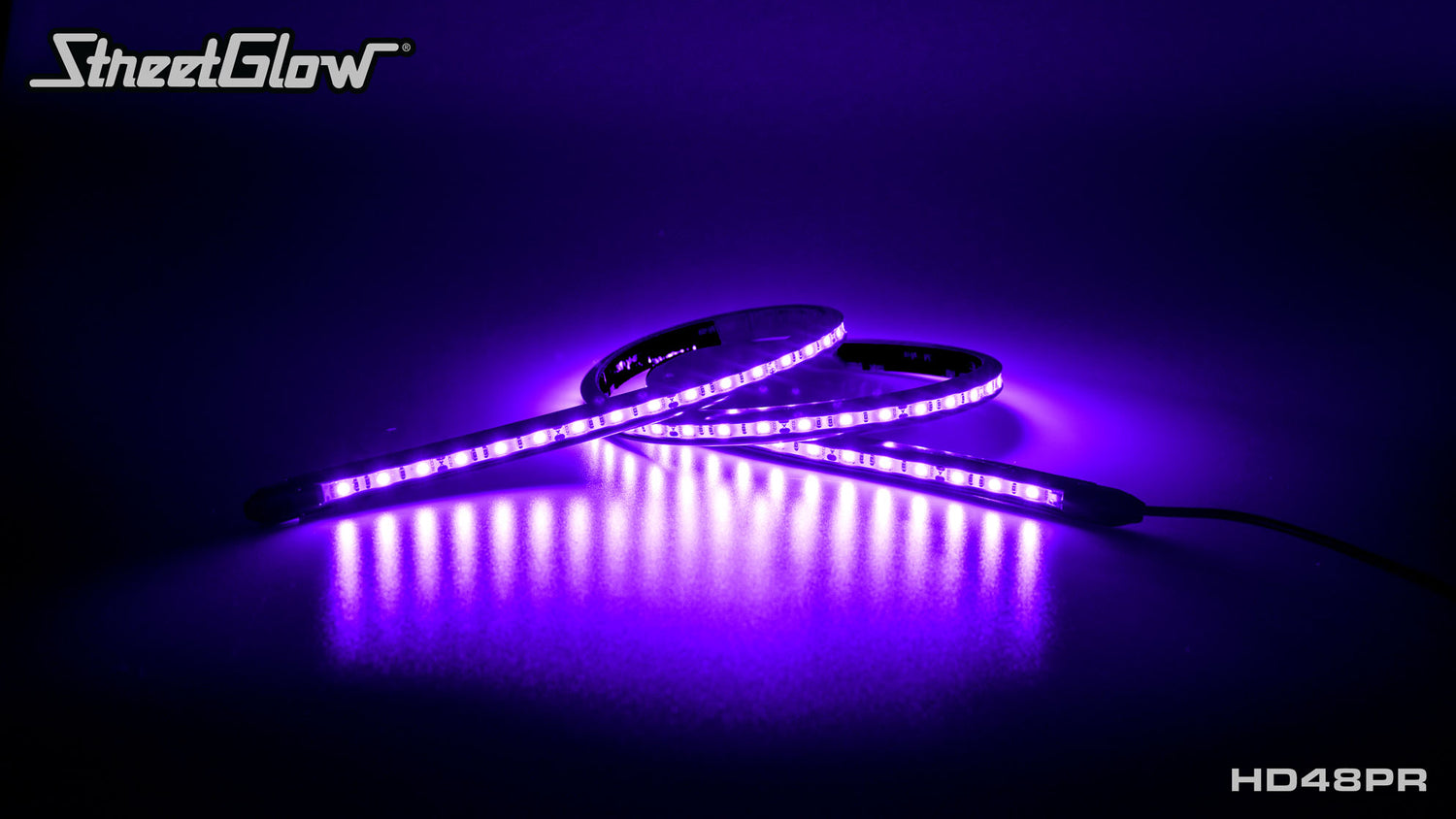 Heavy Duty LED Strips 48 Inches / Amber