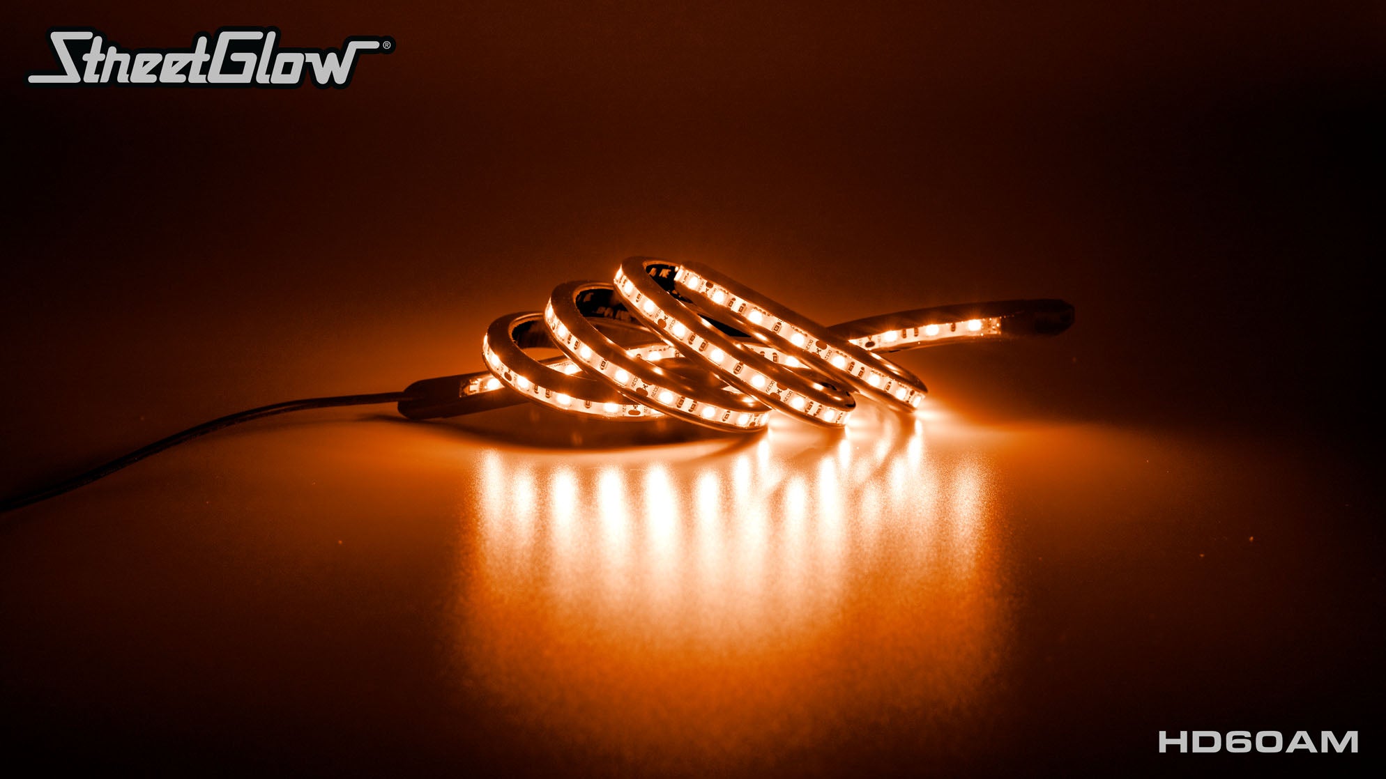 Orange led online strip